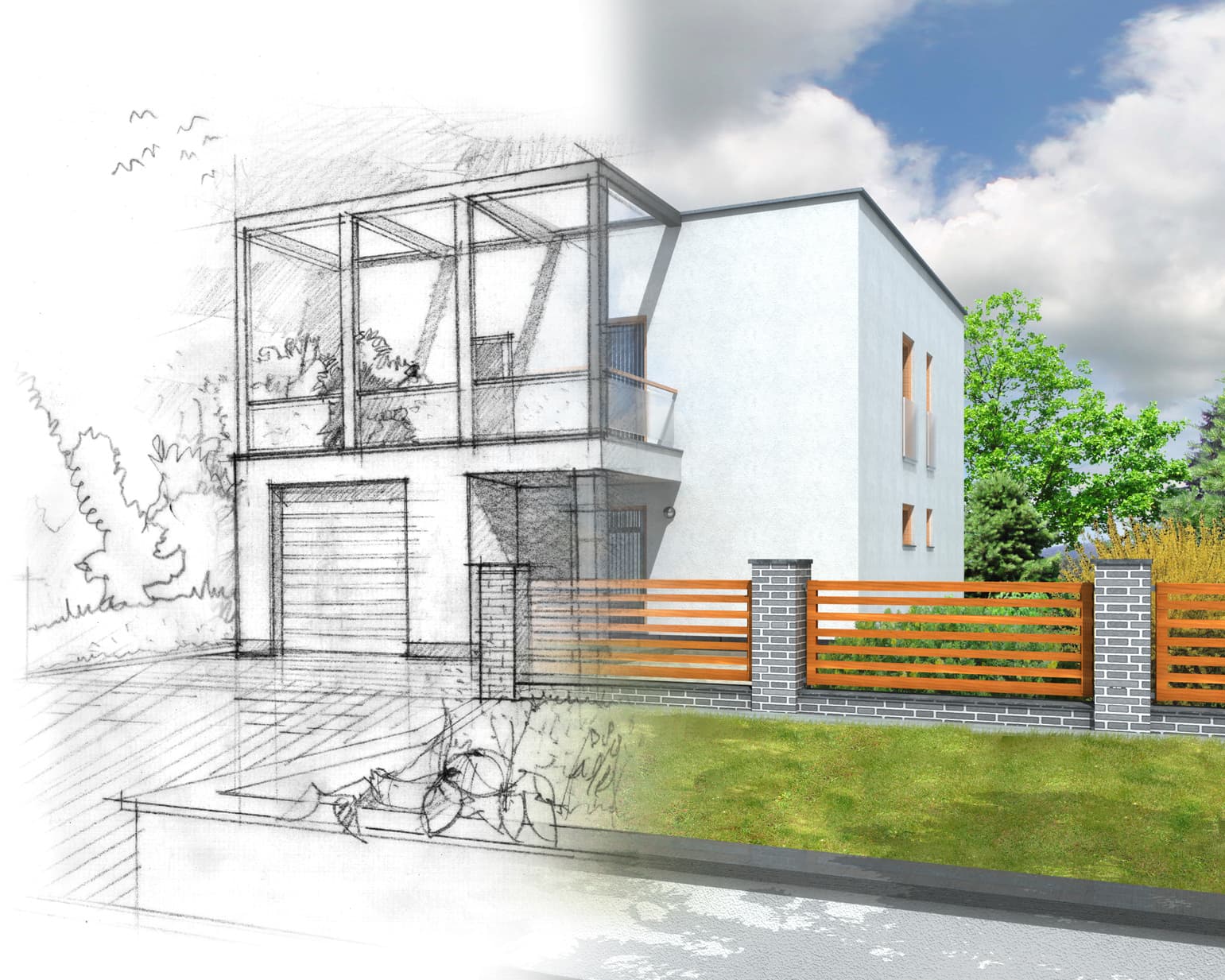 Ukázka projektu rodinného domu
